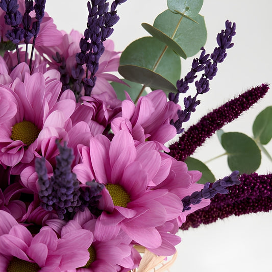Pink Daisy Vase – Cam Vazoda Pembe Papatya