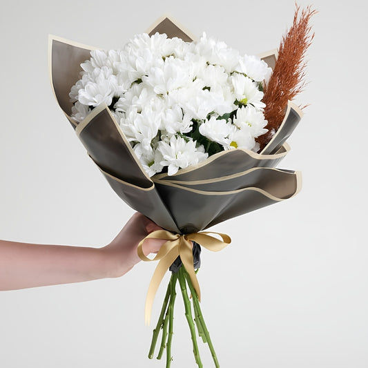 Daisy Classic – Beyaz Papatyalar Çiçek Buketi