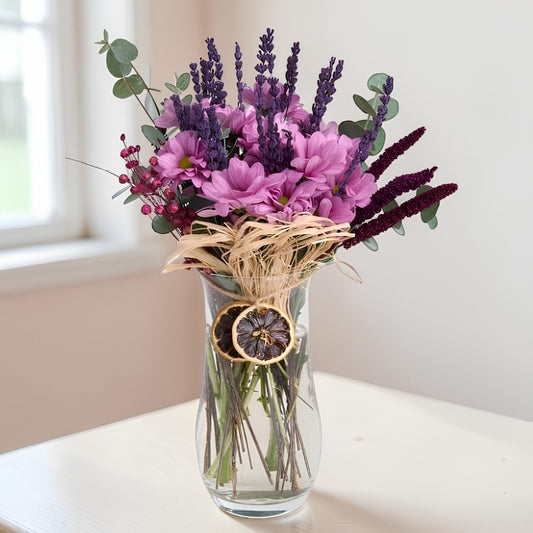 Pink Daisy Vase – Cam Vazoda Pembe Papatya