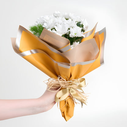 Sunny Daisy – Sarı Bukette Beyaz Papatyalar